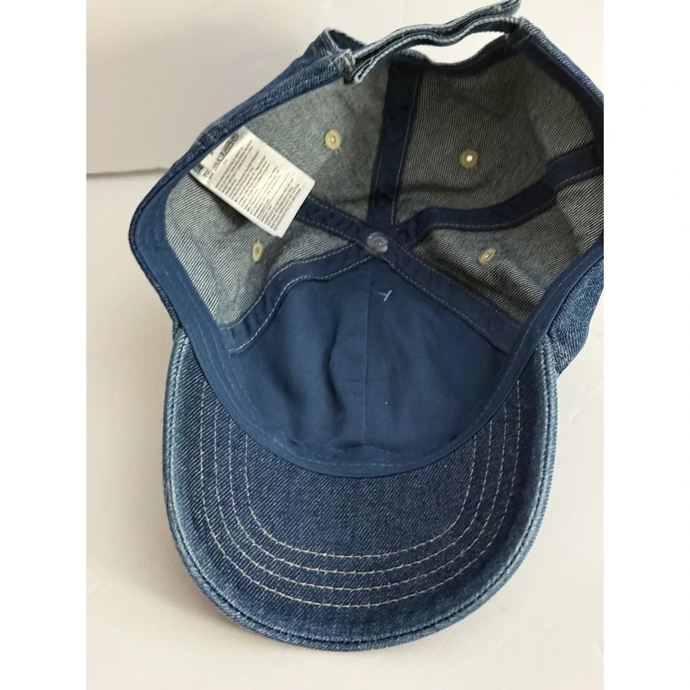 Gap Kids Blue Denim Baseball Cap Hat Adjustable S/M NWT 820348-00-1